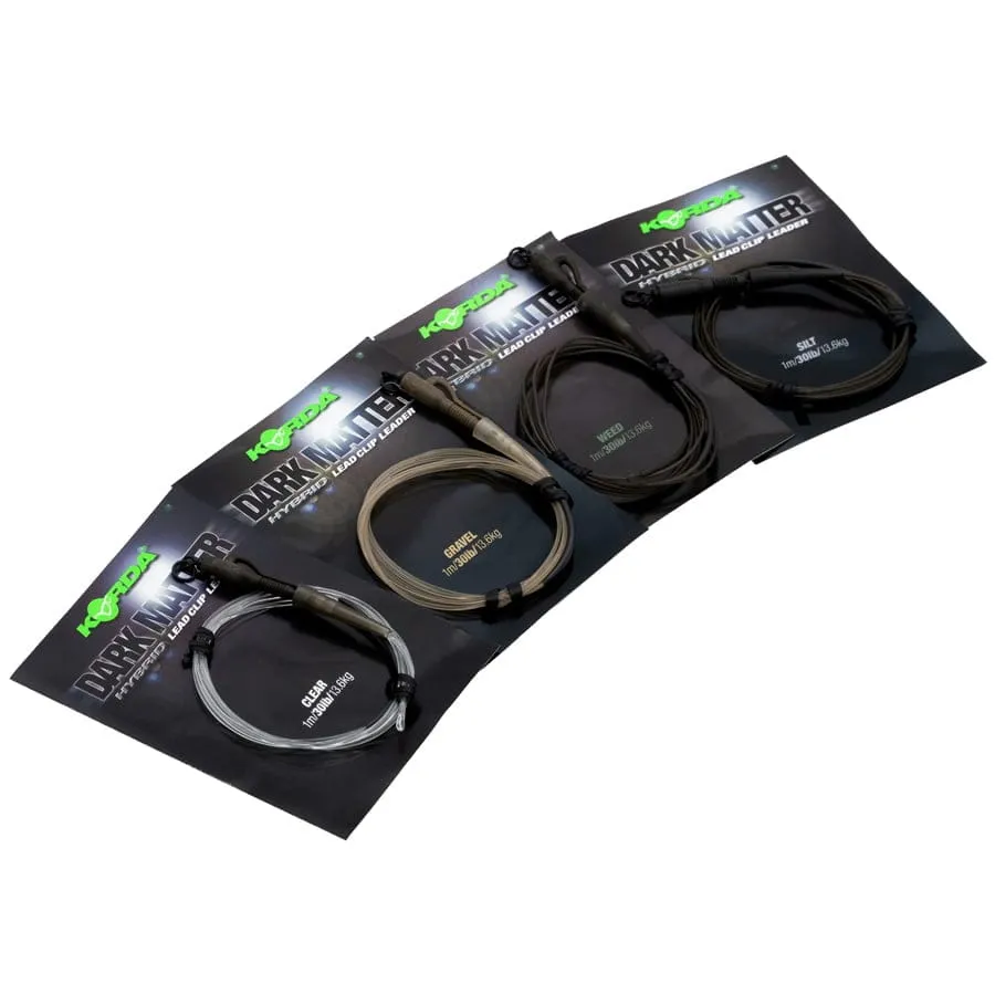 Korda Dark Matter Hybrid Lead Clip Leader 30lb 1m