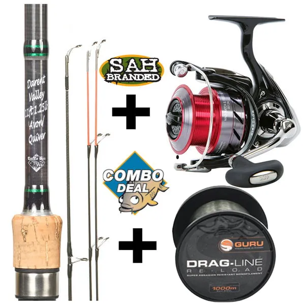 Combo Deal – TB Darent Valley 11ft 1.25lb Avon/Quiver Rod Kit – Stand Off Guides – Ninja