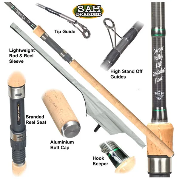 Combo Deal – TB Darent Valley 12ft 2-Piece Specialist Float Rod Kit – Ninja - Image 3
