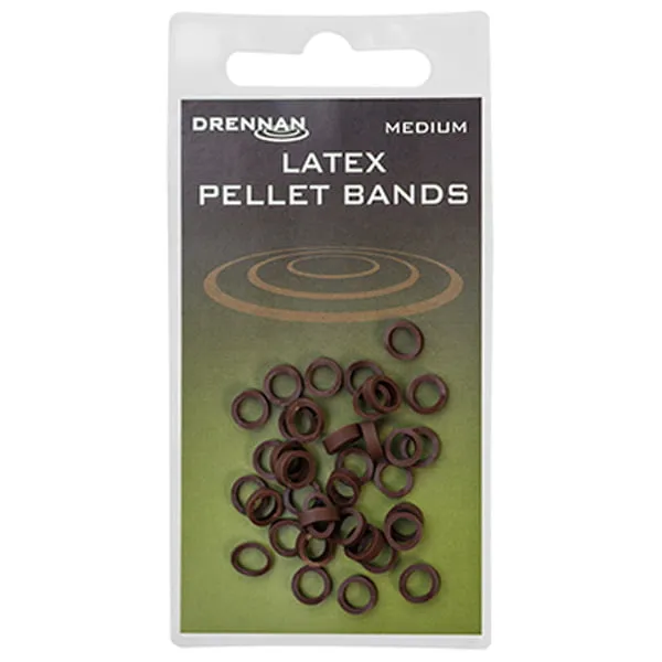 Drennan Dark Brown Natural Latex Pellet Bands