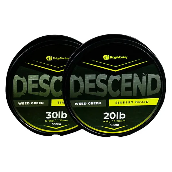 RidgeMonkey Descend Sinking Braid Mainline – 300m