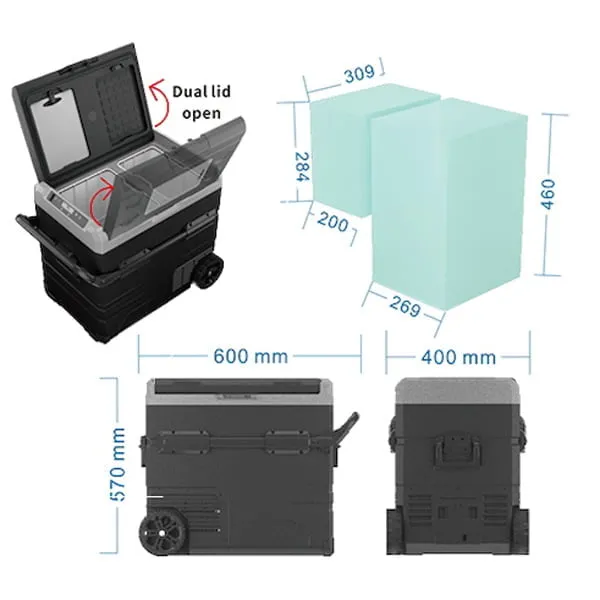 Powapacs Powacooler 55 Litre Fridge/Freezer - Image 3