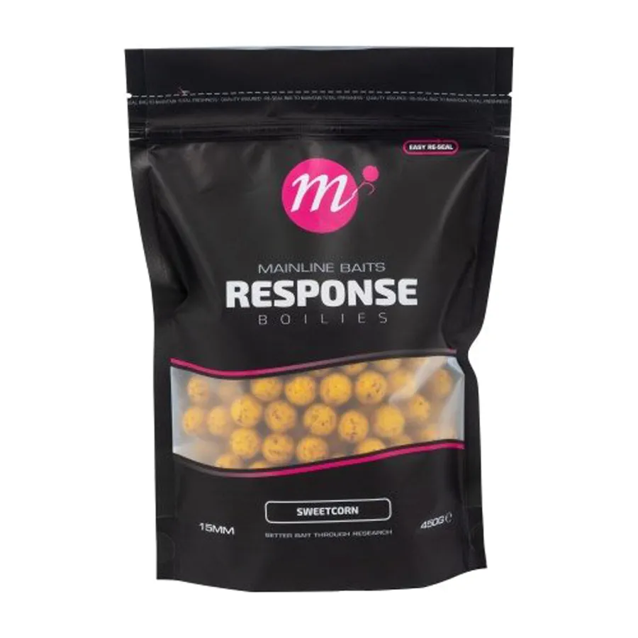 Mainline Response Sweetcorn Boilies 15mm 450g