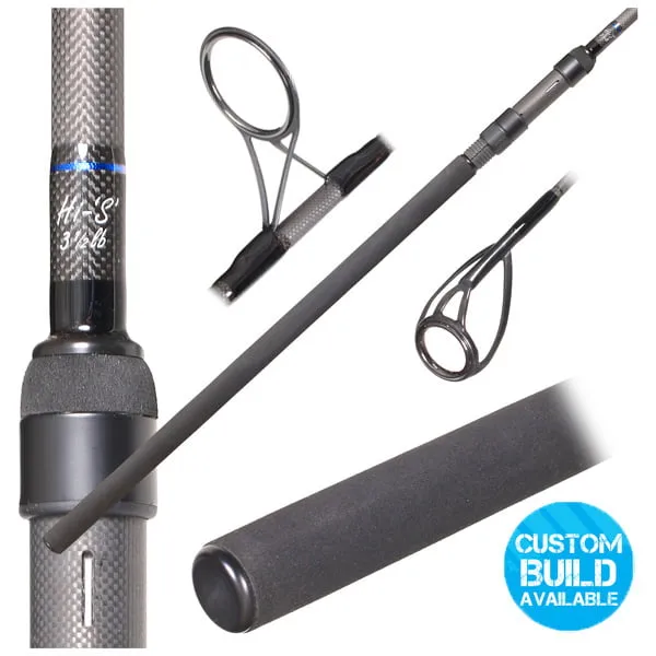 Free Spirit Hi-S Black Edition Carp Rod (TB Special) 12ft 3.5lb (50mm) – Full EVA Handle