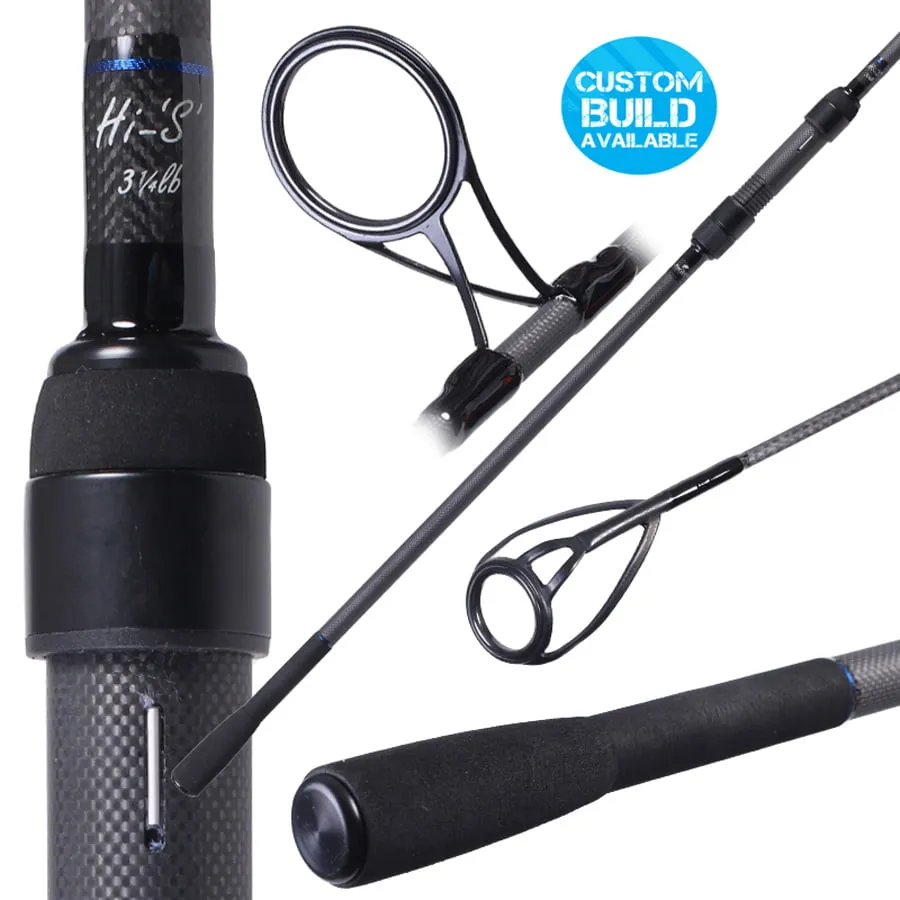 Free Spirit Hi-S Black Edition Carp Rod (TB Special) 12ft 3.25lb (50mm) – Abbreviated Handle