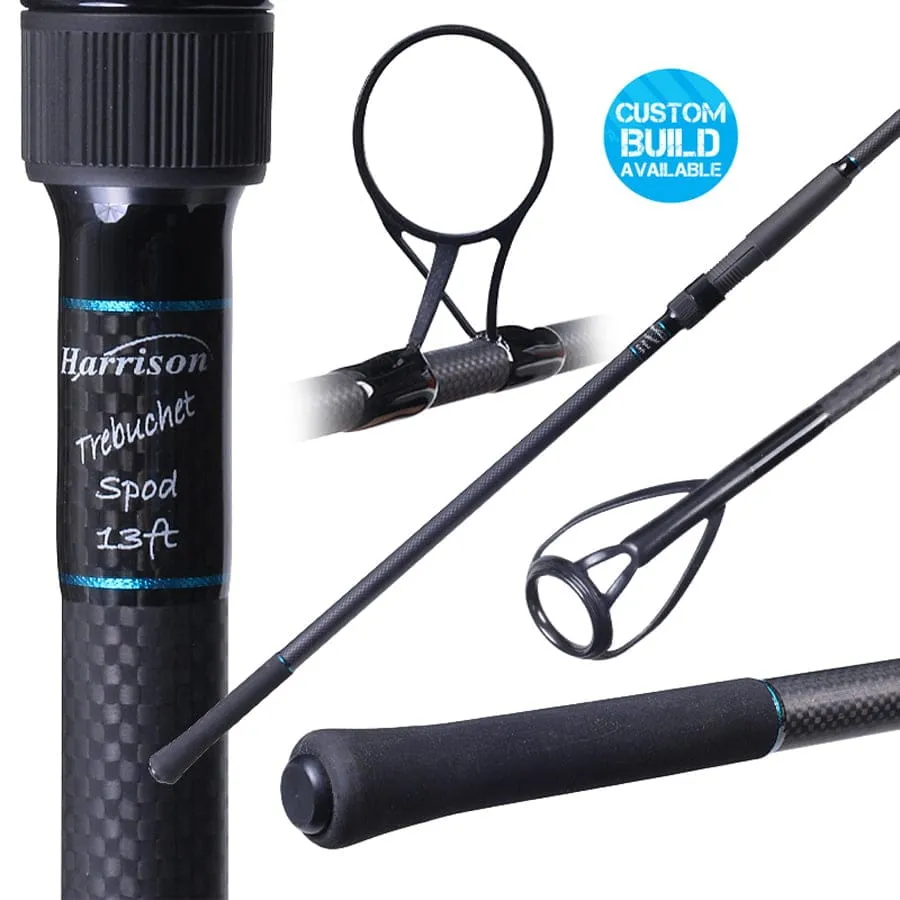 Harrison Trebuchet (TB Custom Black Spec) Spod Rod 13ft 4.5lb (50mm) – Abbreviated Handle