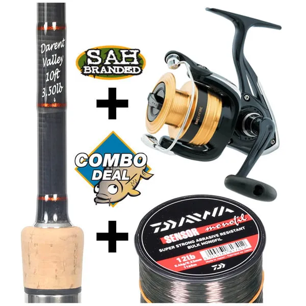 Combo Deal – TB Darent Valley Specimen 10ft 3.5lb Rod Kit – Sweepfire LT 4000