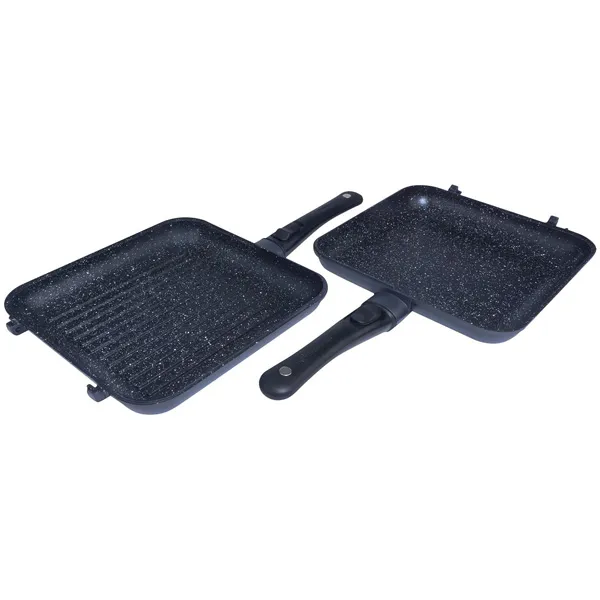 RidgeMonkey Connect Pan and Griddle XX Large Granite Edition - Image 2