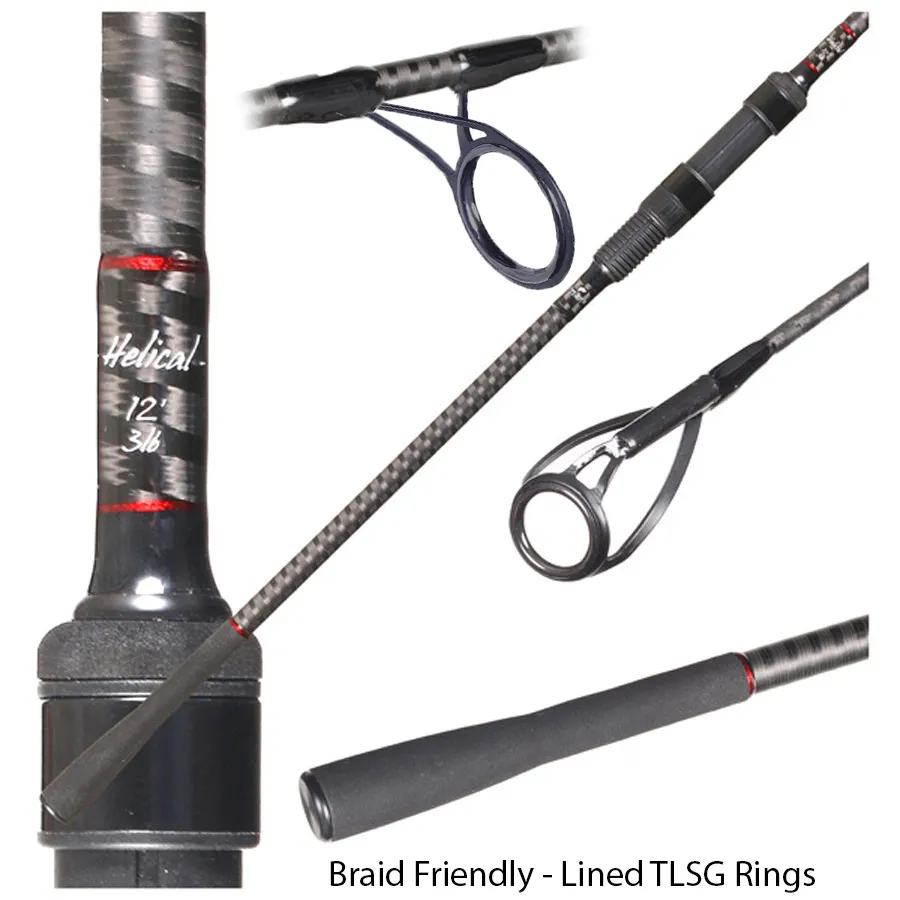 Free Spirit Helical Carp Rod 12ft 3lb – 50mm - Image 2