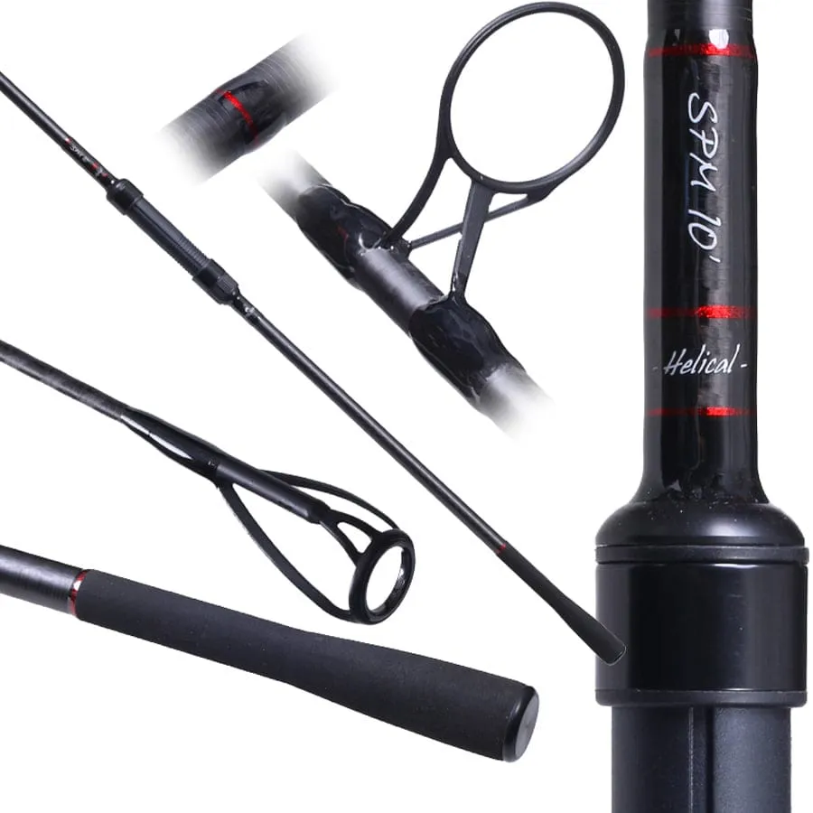 Free Spirit Helical Black Build 10ft 2-Piece SPM Bait Up Rod