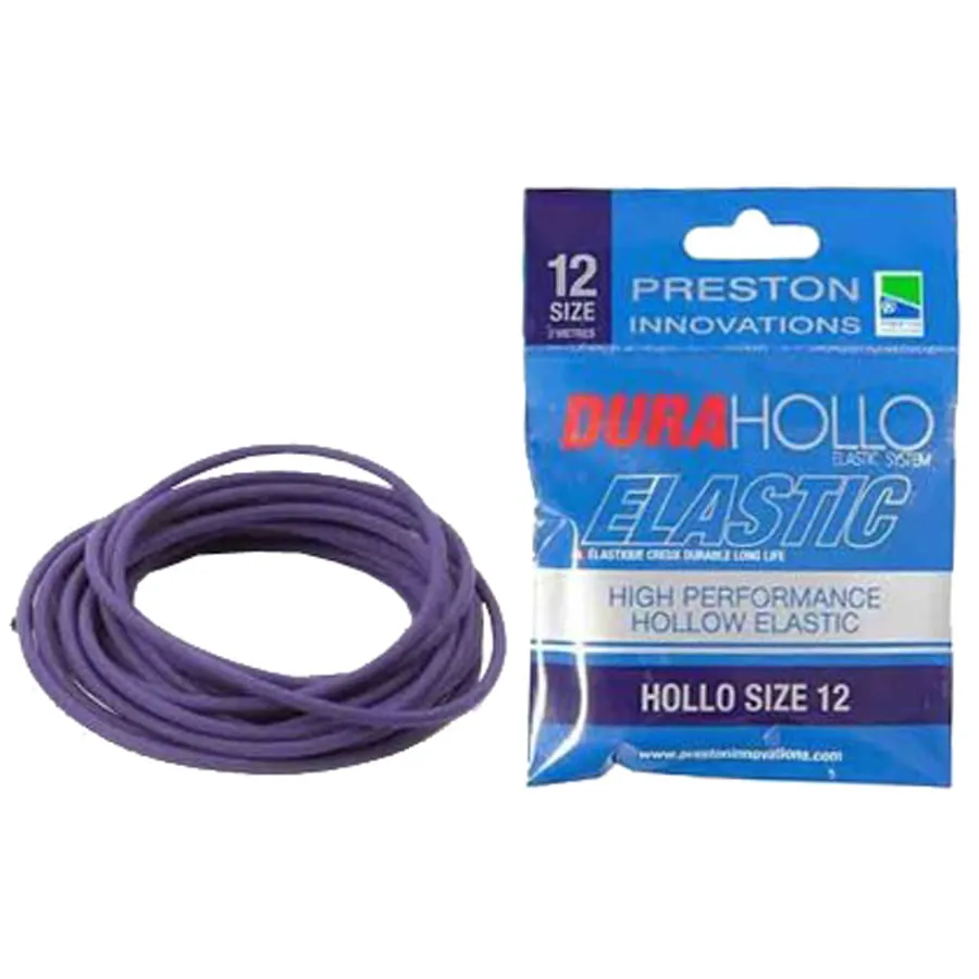 Preston Innovations Dura Hollo Elastic – Size 12