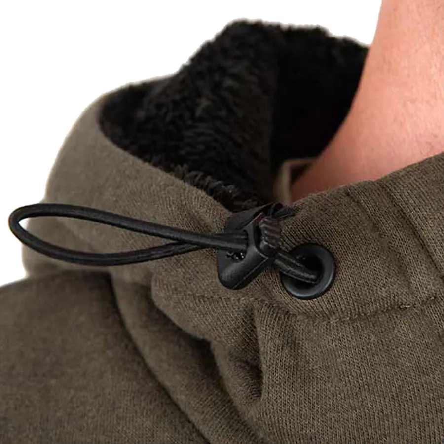 Fox Collection Green/Black Sherpa Jacket - Image 4