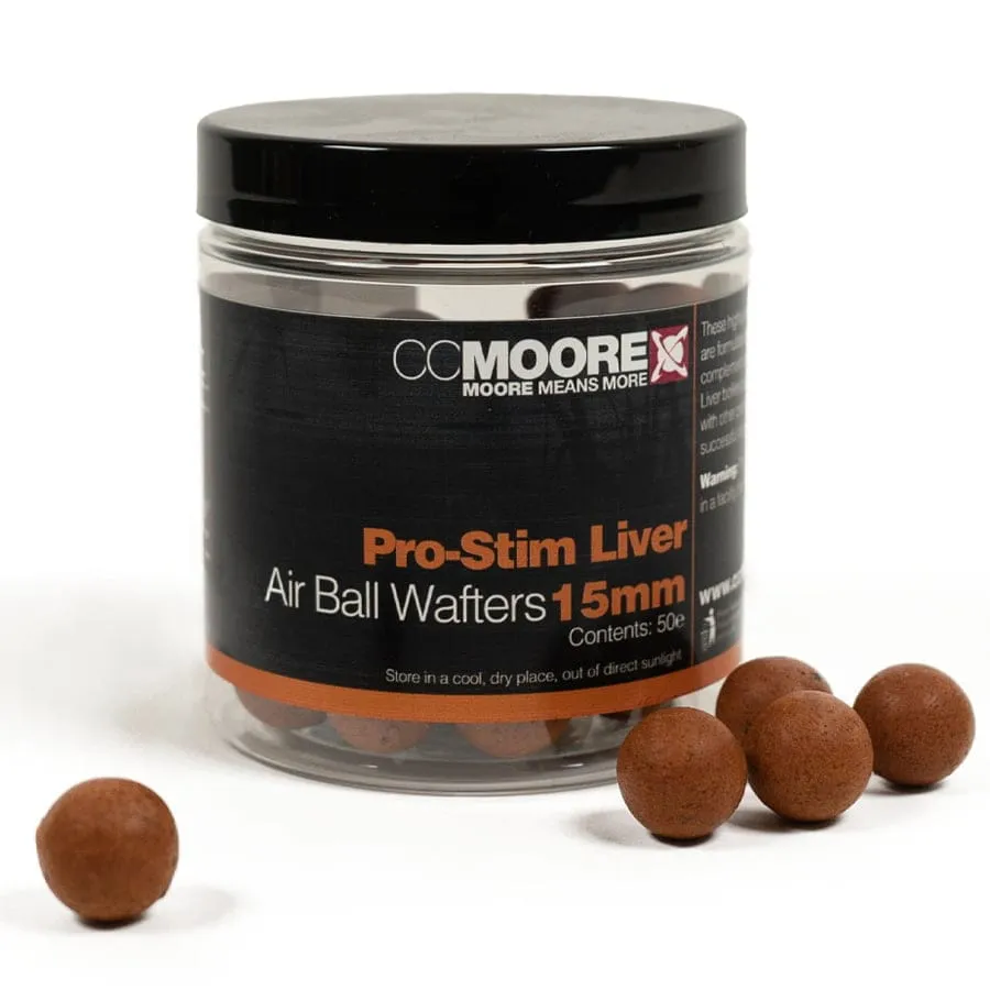 CC Moore Pro-Stim Liver Air Ball Wafters – 15mm