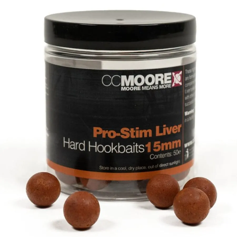 CC Moore Pro-Stim Liver Hard Hookbaits 15mm