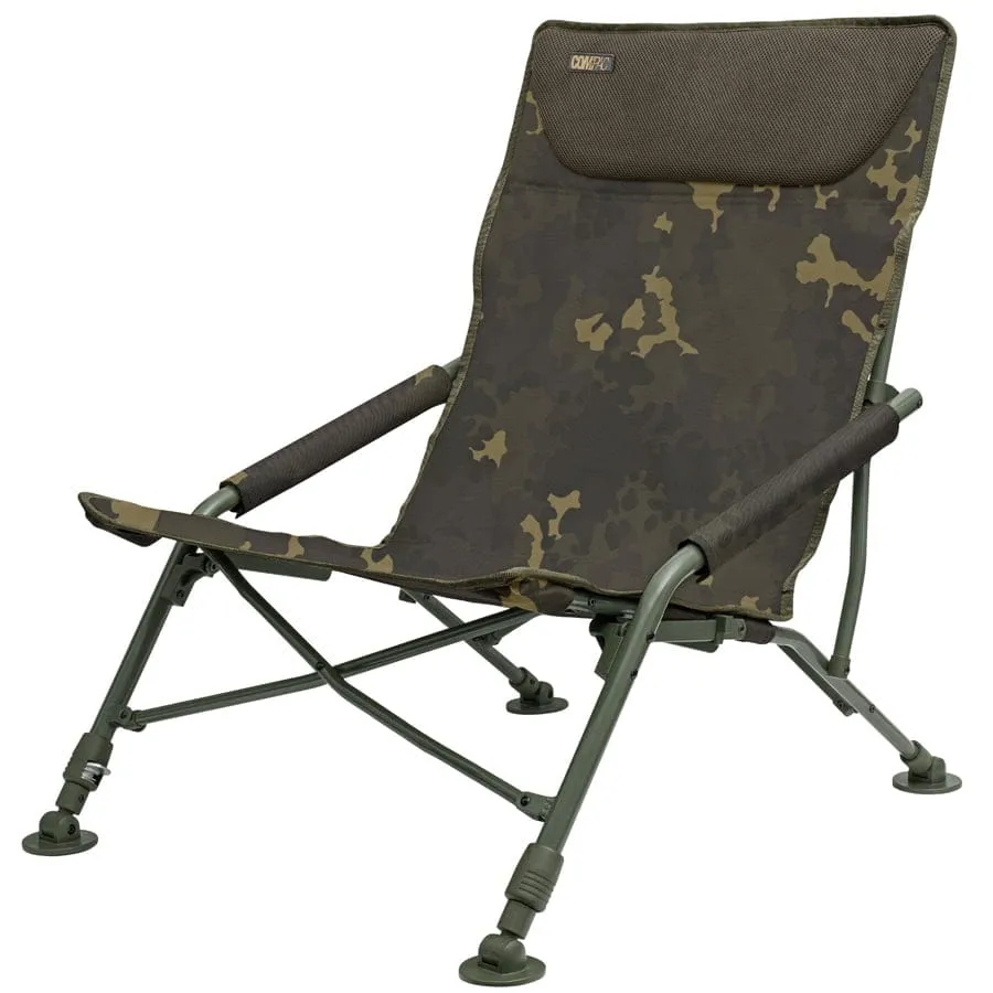 Korda Compac Low Chair – Dark Kamo