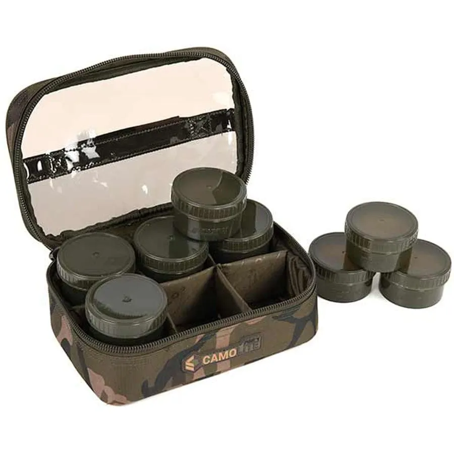 Fox Camolite 8 Pot Hookbait Case