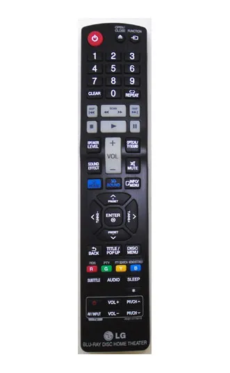 Genuine LG AKB73775619 BH7240C 3D Blu-ray/DVD AV System Remote - Image 2
