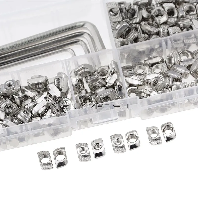M3 M4 M5 Drop in T-Nuts Set with Wrench (Total 184pcs) - Image 4