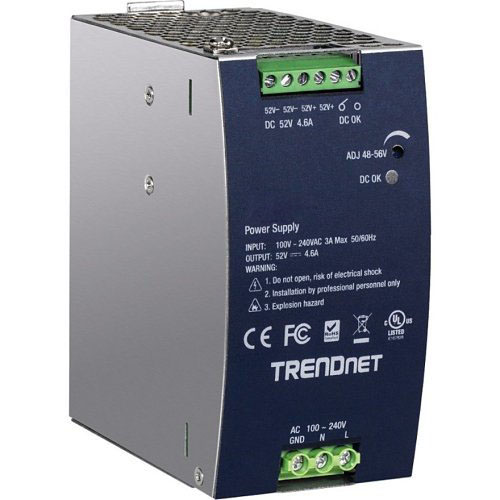 240W AC to DC DIN-Rail Power Supply