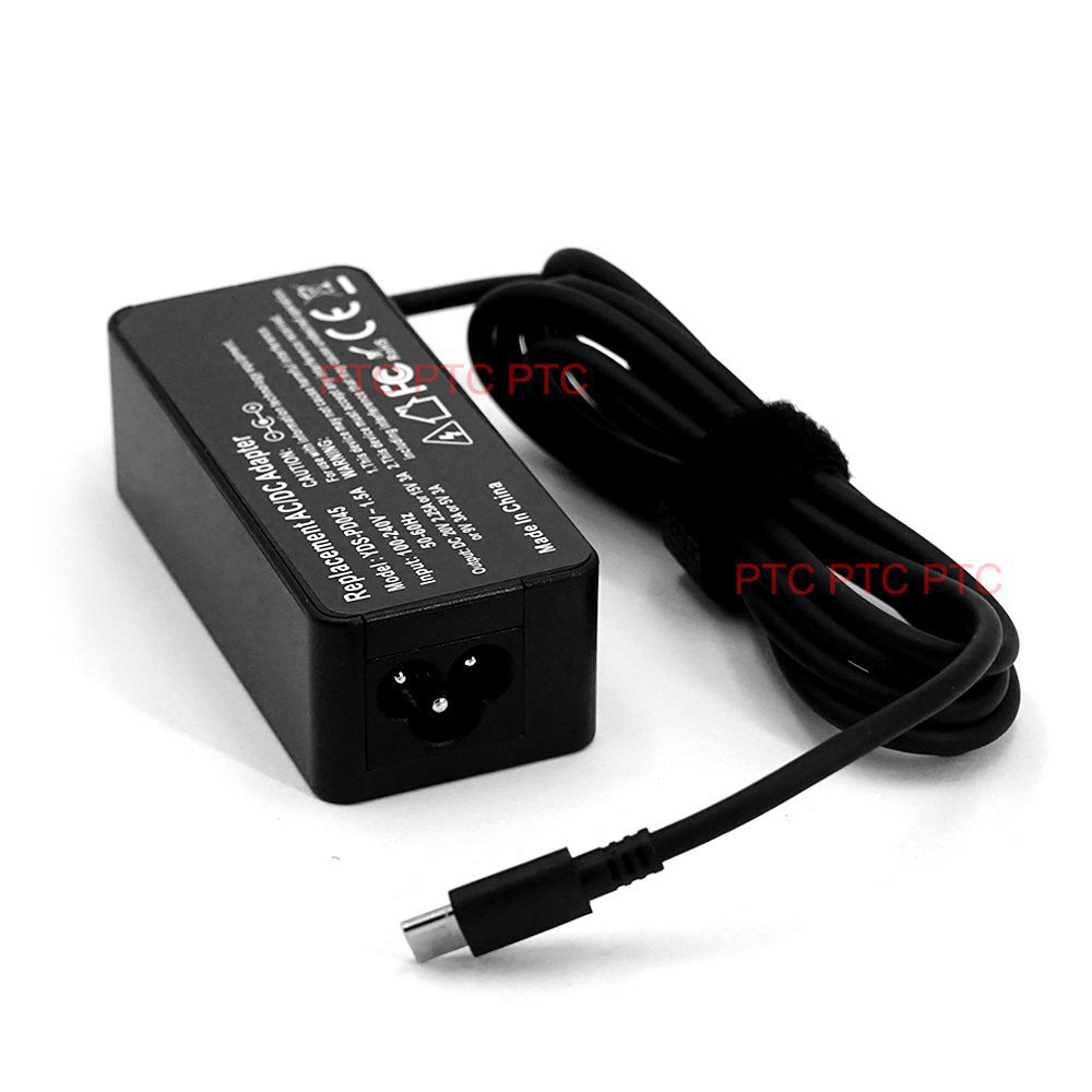 45Watt USB-C Laptop Charger Type C AC Power Adapter ADLX45NLC3 for Lenovo ThinkPad X1 Tablet, X270, Yoga 720 /Dell/HP/Google Chromebook/Asus zenbook3 - Image 7