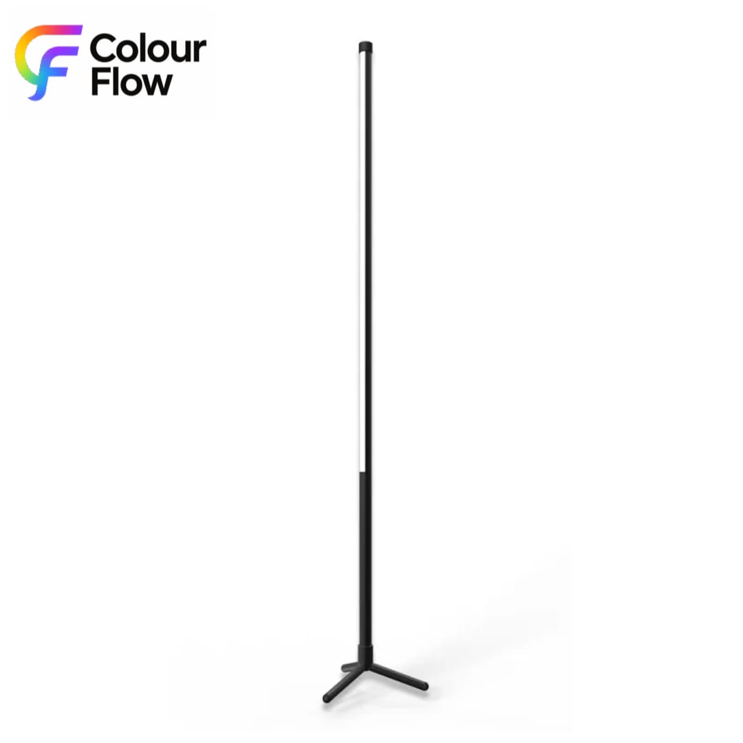 Colour-Flow 12W RGB+CCT Floor Lamp WiFi + 2.4G (Black)