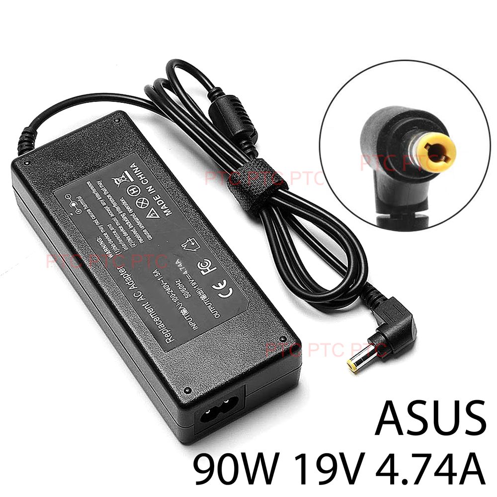 90W Laptop Charger for Asus A52F K50I K52F K52J K53E K53S K55A K55VD M51Sn N53S N56V U31F EXA0904YH ADP-90YD B PA-1900-24 Fujitsu FPCAC62W