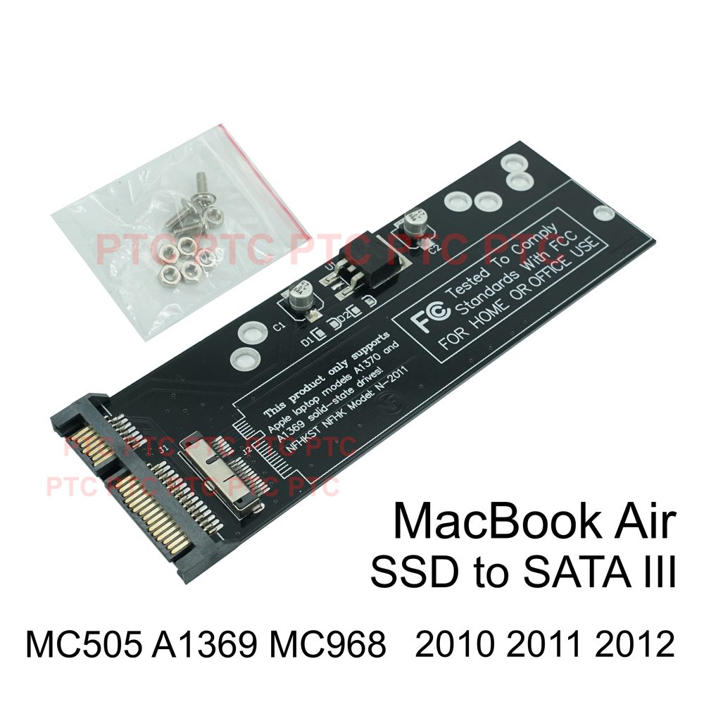 USB Sata adapter to 12+6pin SSD HDD for 2010 2011 Apple Macbook Air A1369 A1370 - Image 2