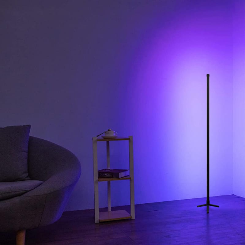 Colour-Flow 12W RGB+CCT Floor Lamp WiFi + 2.4G (Black) - Image 5