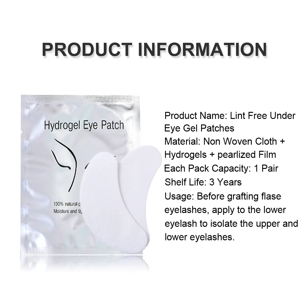 50Pairs Eyelash Pad Gel Patch Grafting Eyelashes Under Eye Patches For Eyelash Extension Paper Sticker Application Make Up Tools - Image 4