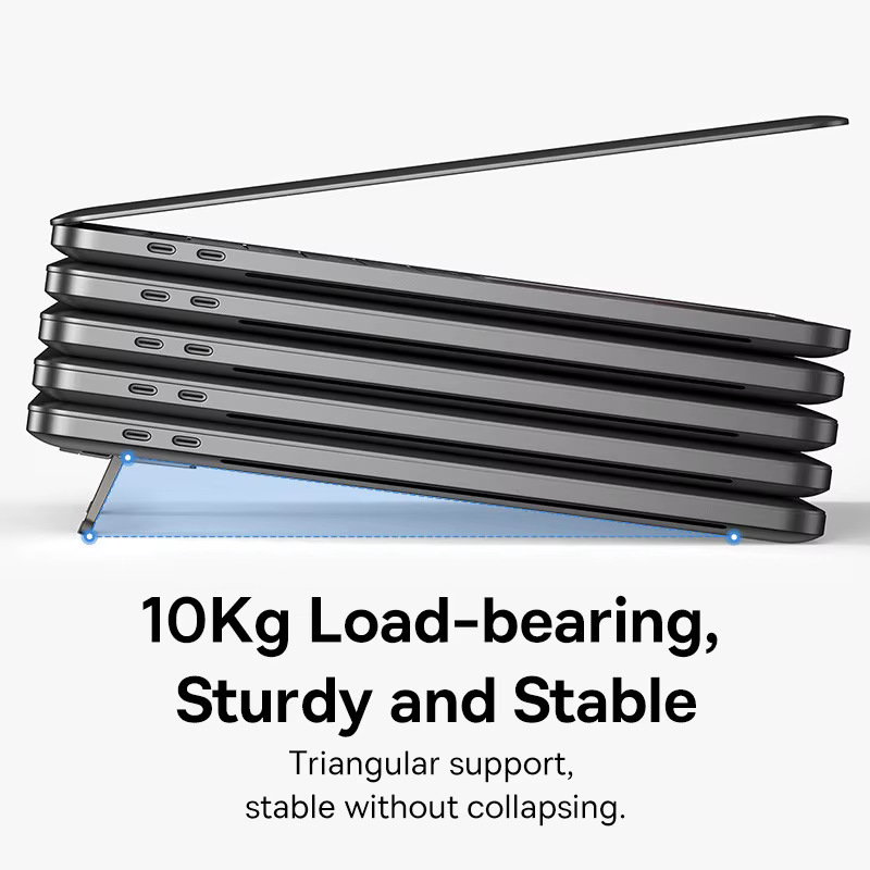 Baseus Laptop Kickstand for Computer Keyboard Holder Mini Portable Laptop Stands For Macbook Xiaomi Notebook Aluminum Support - Image 3
