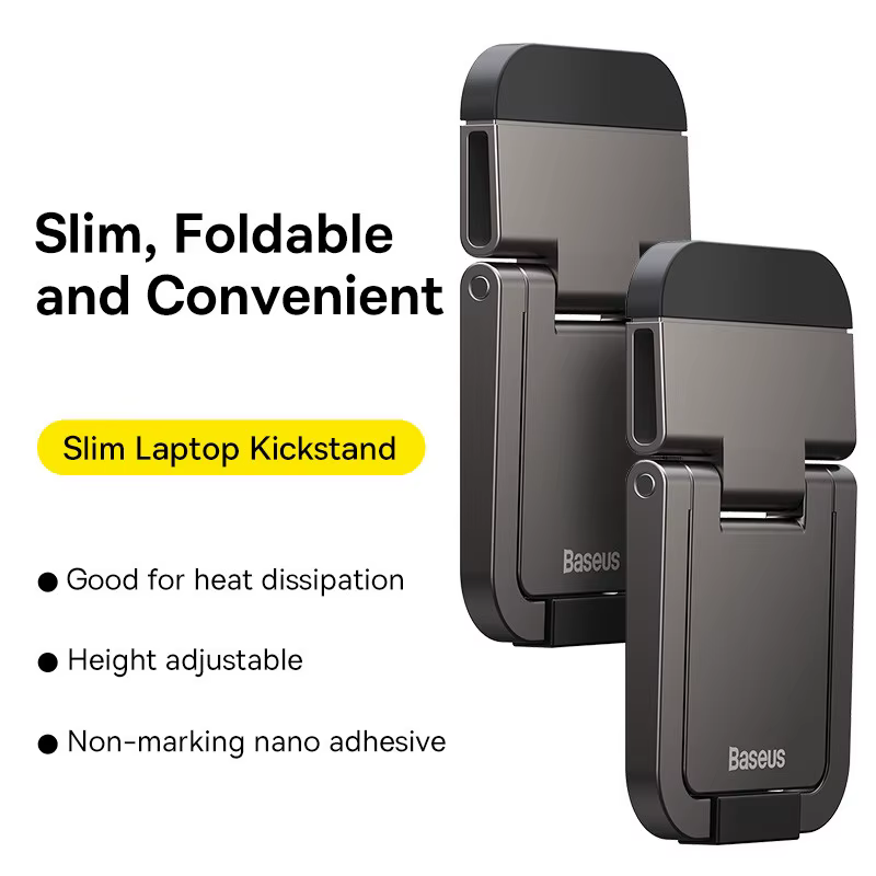 Baseus Laptop Kickstand for Computer Keyboard Holder Mini Portable Laptop Stands For Macbook Xiaomi Notebook Aluminum Support - Image 6