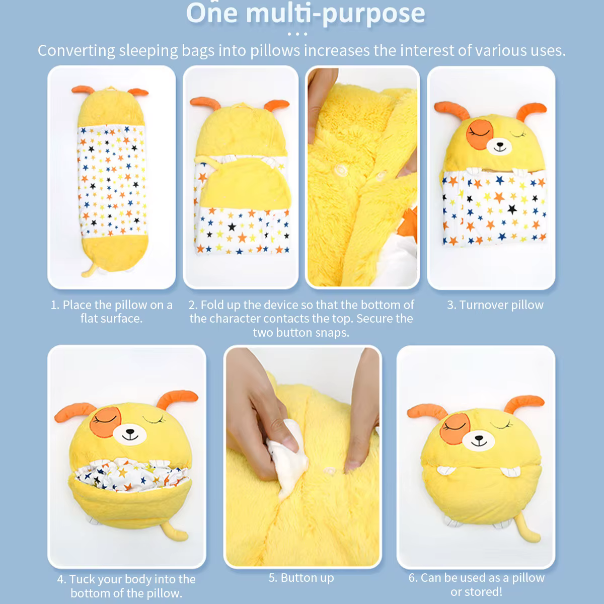Children’s Cartoon Sleep Sack - Image 5