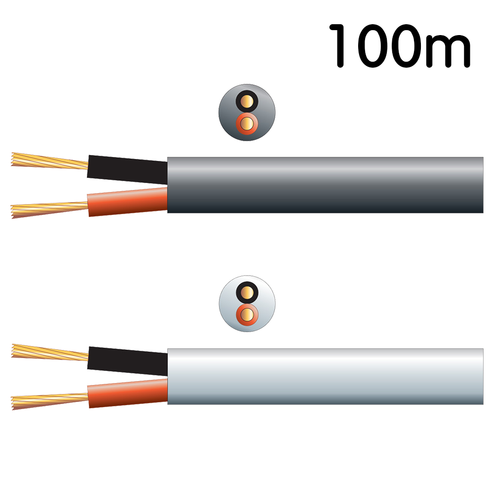 Mercury HD Double Insulated 15A 100V Line Speaker Cable