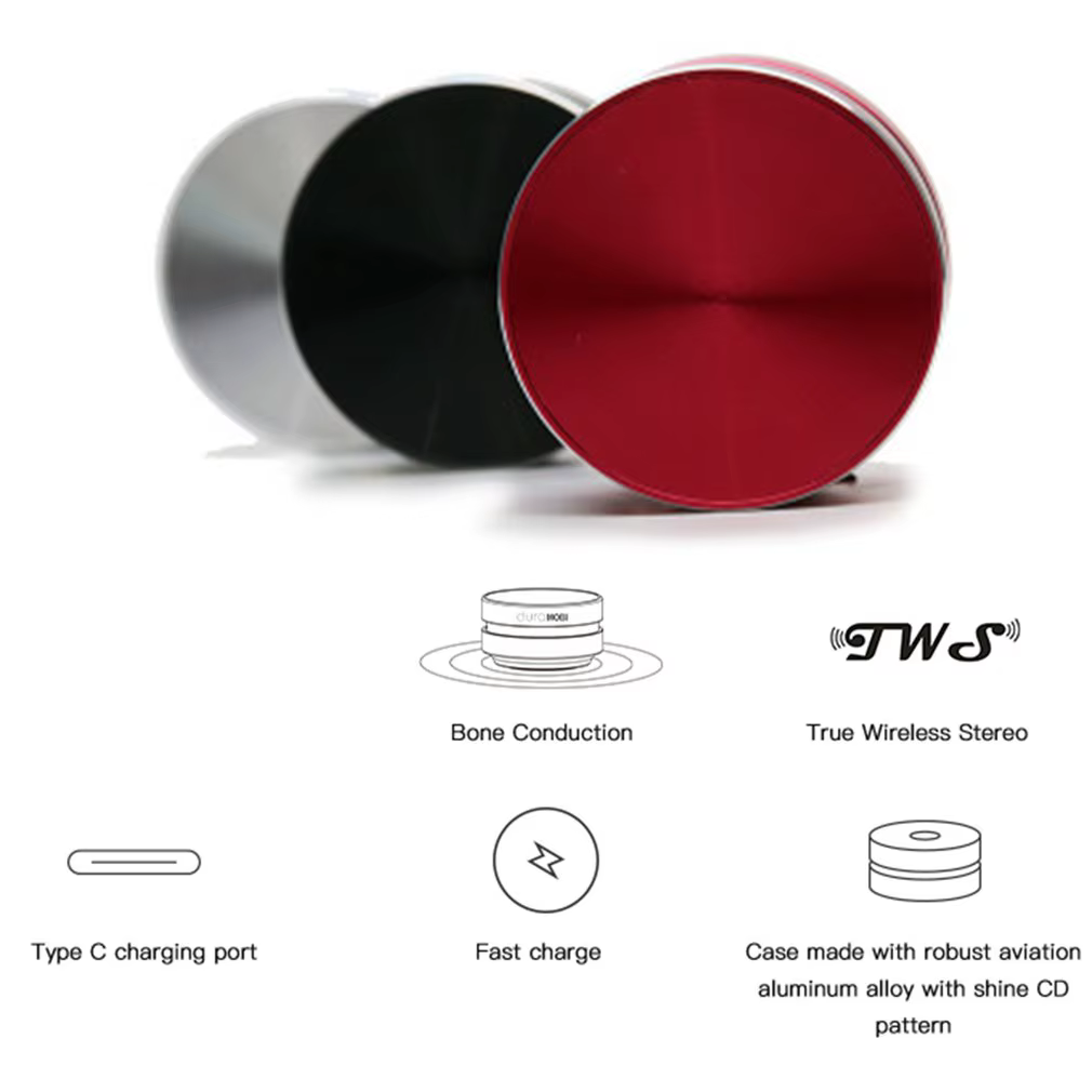 Hot Bone Conduction Bluetooth Speaker Vibration Stereo Audio Digital TWS Wireless Smallest Speakers Dropshipping Freeshipping - Image 6