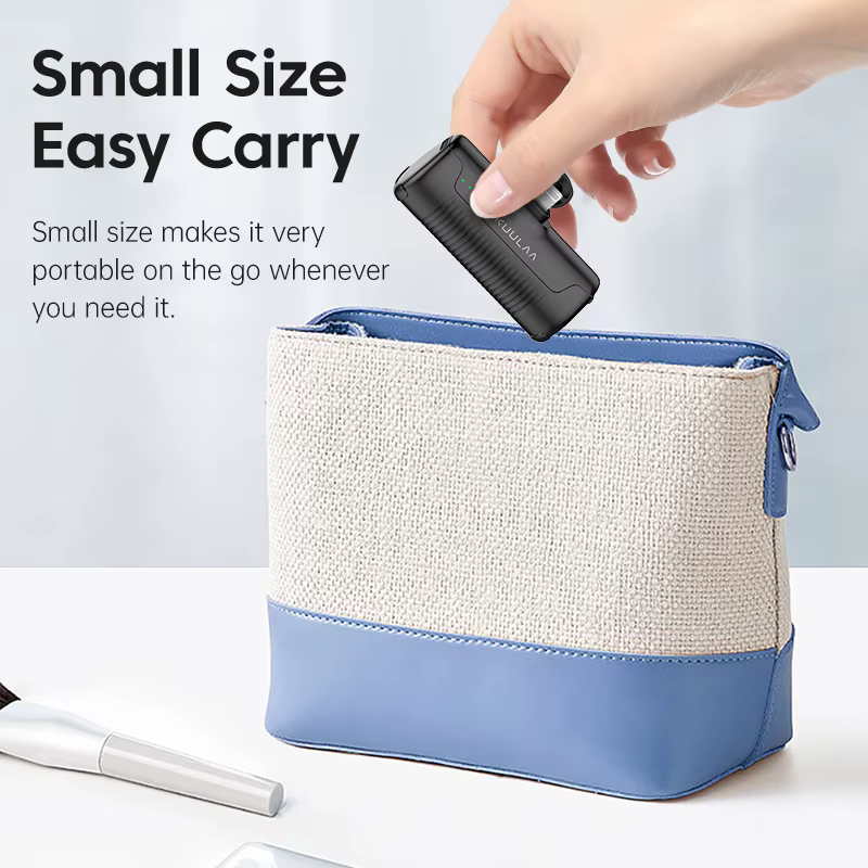 KUULAA Mini Power Bank 4500mAh – Portable Charger for iPhone 15/14/13/12 Pro Max & Samsung/Xiaomi – External Battery PowerBank - Image 6