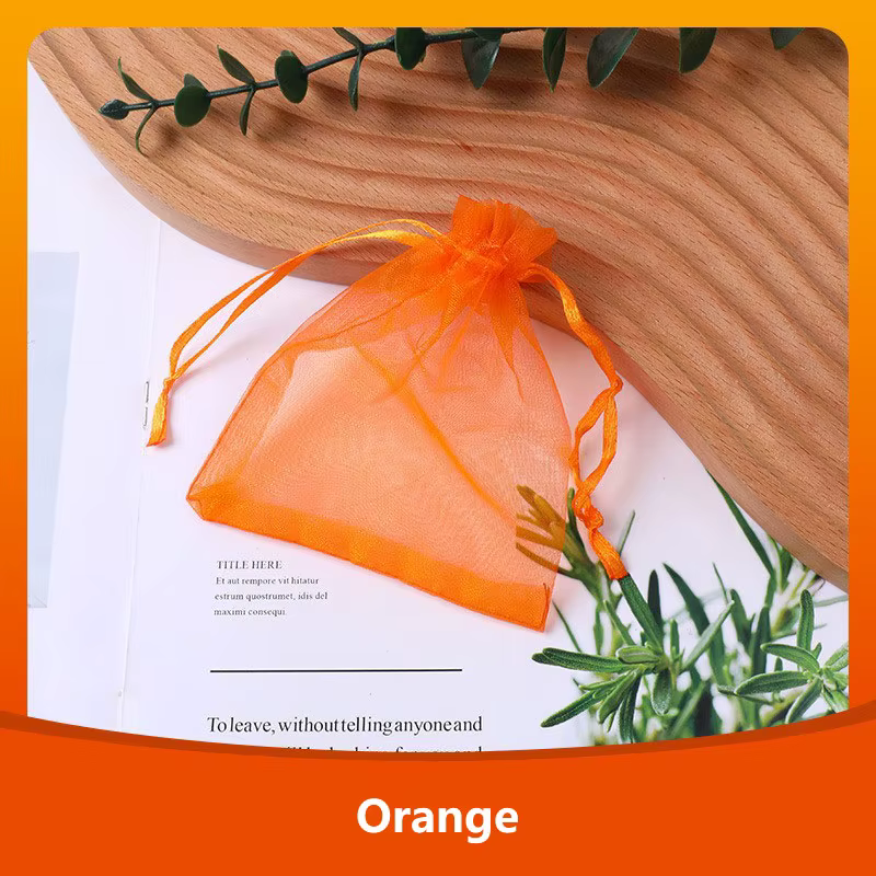 Organza Bags Wedding Christmas Party Gift Bag Pouches Candy Jewelry Packaging Bags 100Pcs Drawstring Pouch - Image 4