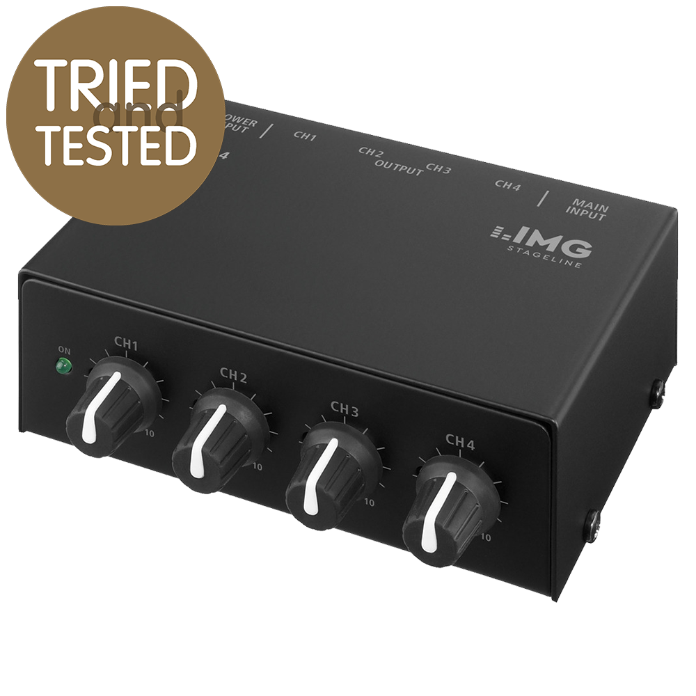 IMG Stageline PPA-4 4-Way Stereo Headphone Amplifier – Ex-display