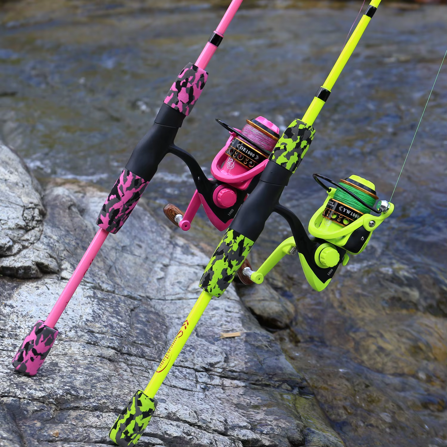Fishing Rod + Spinning Reel + Line Set - Image 2