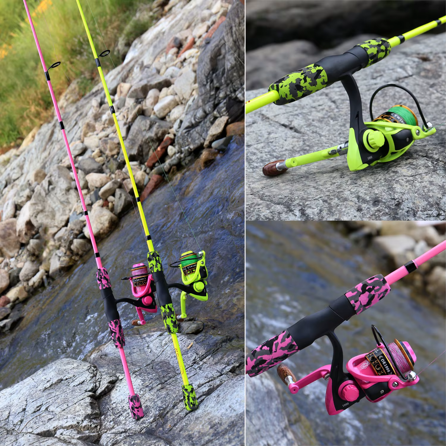 Fishing Rod + Spinning Reel + Line Set - Image 3