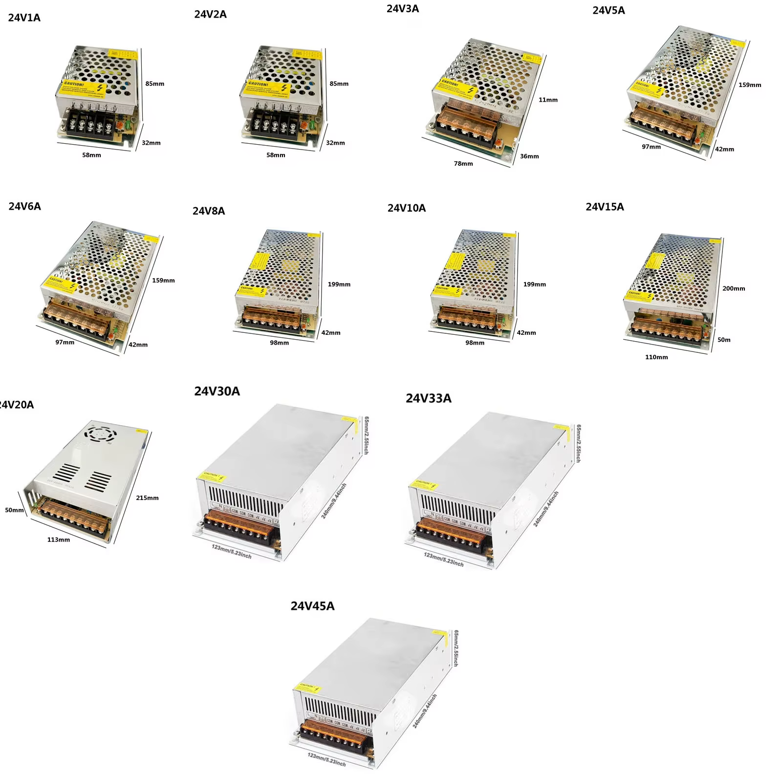 VUSUM Lighting Transformer AC110V-220V to DC 5V 12V 24V 48V Power Supply Adapter 2A 5A 10A 15A 20A 30A LED Strip Switch Driver - Image 4