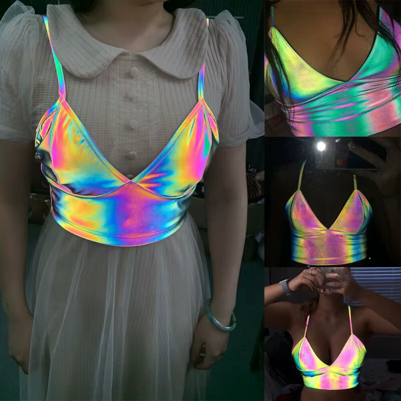 Holographic Cami Festival Top - Image 4
