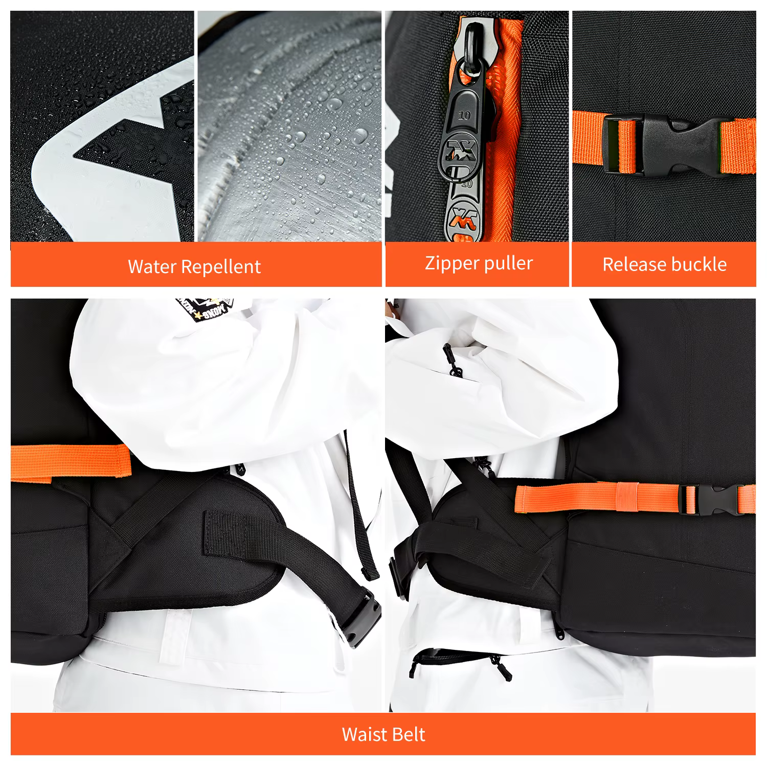 Ski Snowboard Backpack – USB Port 50L - Image 4