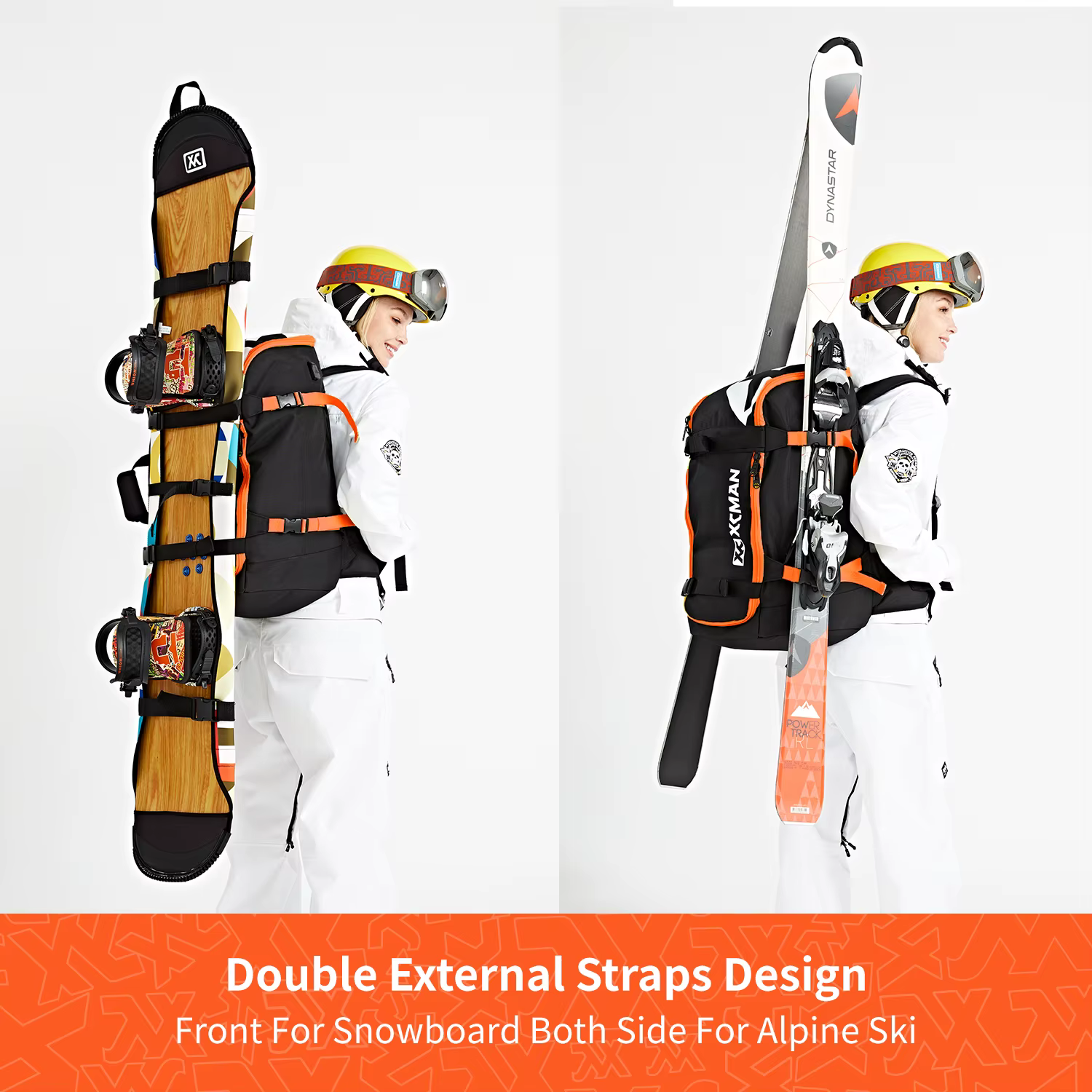 Ski Snowboard Backpack – USB Port 50L - Image 6