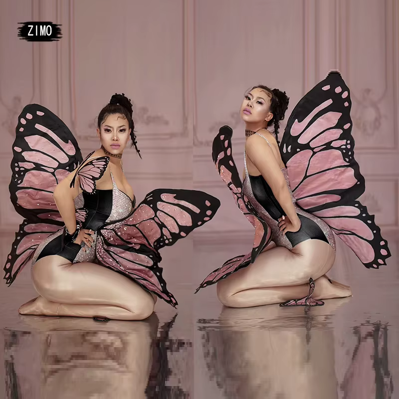 Festival Rhinestone Butterfly Wings - Image 2