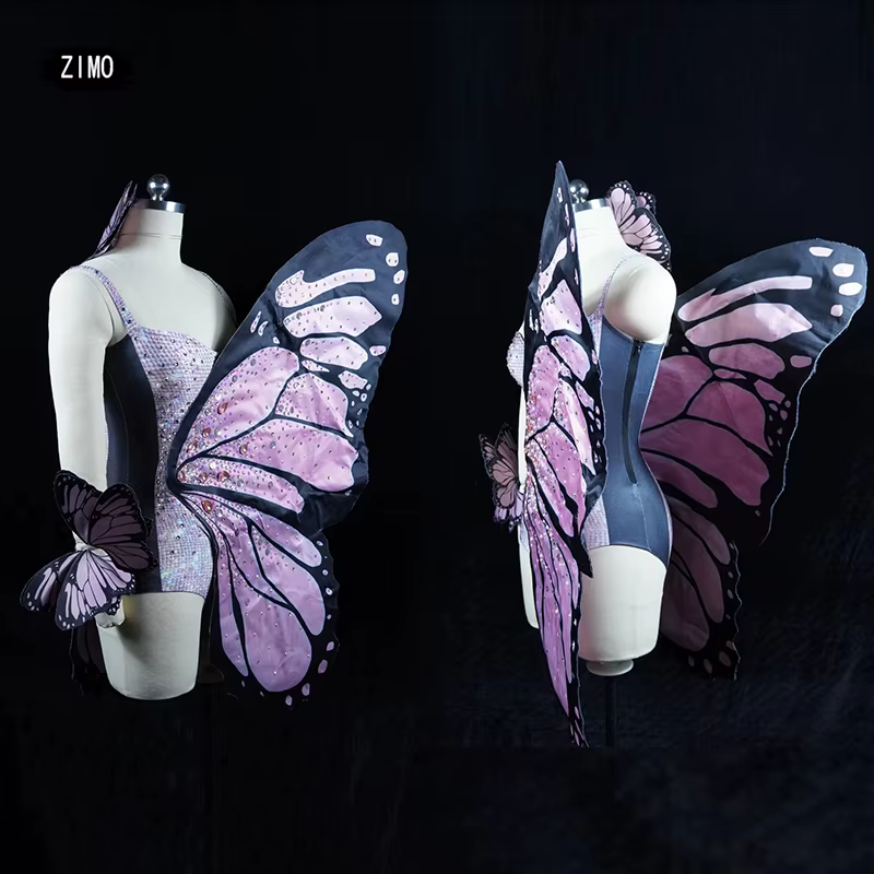 Festival Rhinestone Butterfly Wings - Image 3
