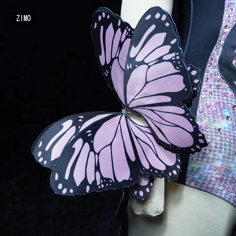 Festival Rhinestone Butterfly Wings - Image 5