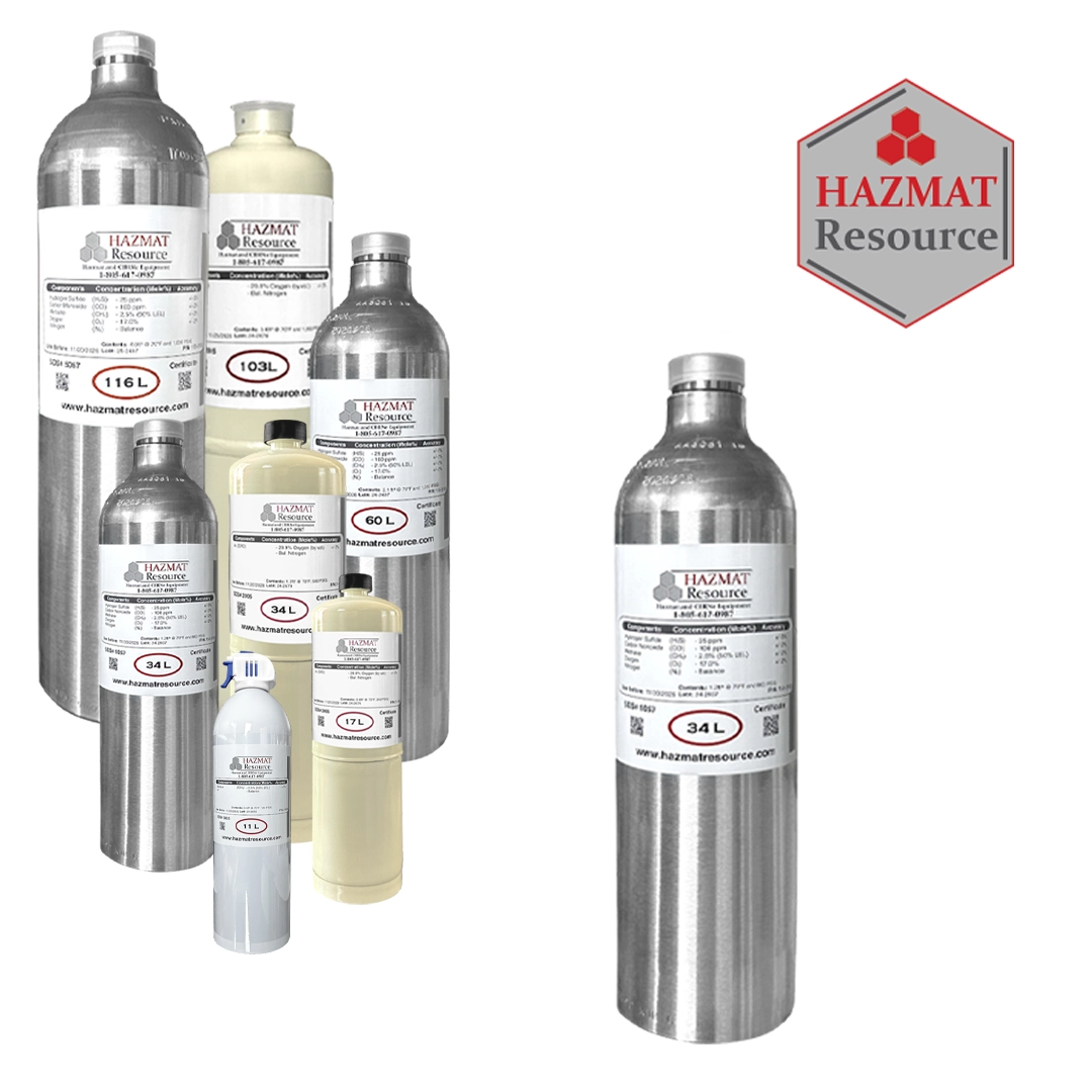 Draeger 4594843 Calibration Gas 34 L, CH4, O2 - Image 5
