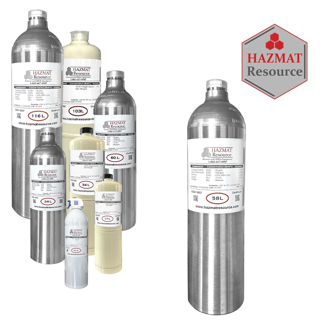 Draeger 4597128 Calibration Gas 58 L, CH4 CO H2S O2 CO2 - Image 5