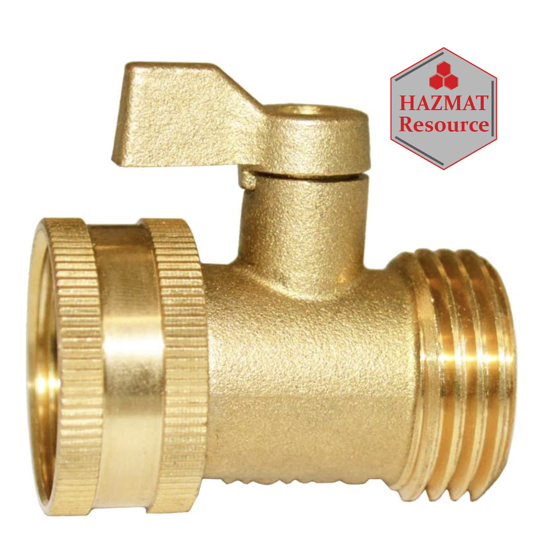 3/4 in Brass Garden Hose Shut Off Valve - Image 2